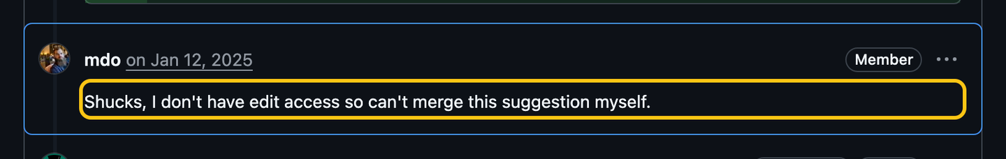 mdo's reply: Shucks, I don't have edit access so can't merge this suggestion myself.